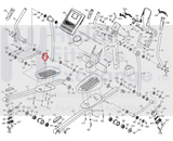 Freemotion XTe Rear Drive Elliptical Left Pedal 289862-hydrafitnessparts