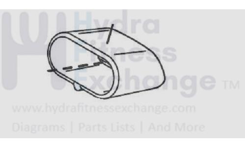 Freespirit Health Rider Image ProForm Elliptical Rear Stablizer Endcap 175575-hydrafitnessparts