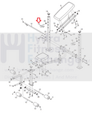 GOLD'S GYM XR 6.1 GGBE606100 GGBE606101 Bench Weight Rest 315235 - Discontinued but Available in Grey See 370500-hydrafitnessparts