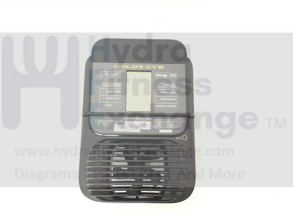 Gold's Gym 400 Ri - GGEX617150 Cycle Trainer Display Console Assembly 370580-hydrafitnessparts