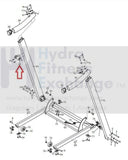 Gold's Gym Epic Proform Image HealthRider Treadmill Safety Latch Housing 358339-hydrafitnessparts