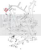 Golds Gym Health Rider Proform Reebok Weslo Treadmill Latch Pin Assembly 247310-hydrafitnessparts