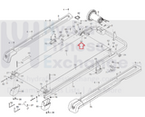 Gold's Gym HealthRider Image Treadmill Front Drive Roller with Pulley 248743-hydrafitnessparts