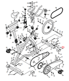 Gold's Gym HealthRider NordicTrack Reebok Stationary Bikes Bolt M8 X 45mm 269837-hydrafitnessparts
