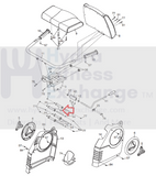 Gold's Gym HealthRider NordicTrack Weslo Recumbent Bike Seat Bolt Roller 269300-hydrafitnessparts