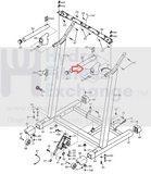 Gold's Gym HealthRider Proform Elliptical Right Handlebar Cover 228777-hydrafitnessparts