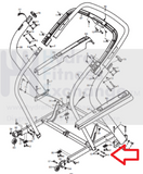 Gold's Gym HealthRider Proform Treadmill Patch Bolt Screw 3/8" X 2 1/8" 293508-hydrafitnessparts
