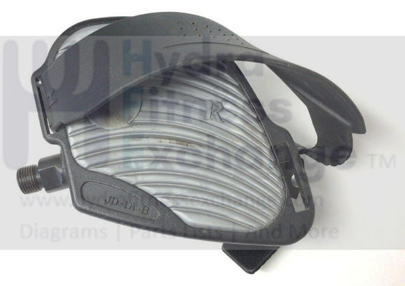 Gold's Gym HealthRider Proform Upright Bike Right Foot Pedal With Strap 231782-hydrafitnessparts