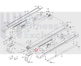 Gold's Gym Image NordicTrack Proform Treadmill Rear Roller Bracket 251436 260688-hydrafitnessparts