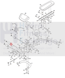 Gold's Gym Lifestyler Weider Bench Short Pad Tube 265367-hydrafitnessparts