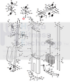 Gold's Gym Lifestyler Weider NordicTrack Strength System Lower Cable 214311-hydrafitnessparts
