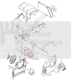 Gold's Gym NordicTrack Proform Recumbent Bike Seat Carriage Roller Axle 305287-hydrafitnessparts