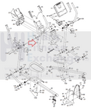 Gold's Gym NordicTrack Proform Reebok Elliptical Upright Handlebar 264020-hydrafitnessparts