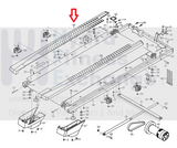 Gold's Gym NordicTrack Proform Reebok Treadmill Left Foot Rail 348531-hydrafitnessparts