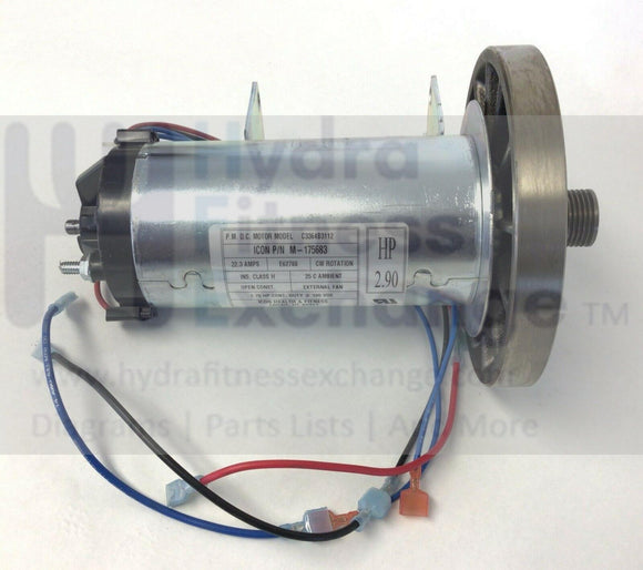 Gold's Gym NordicTrack Proform Treadmill DC Drive Motor with Flywheel 166340-hydrafitnessparts