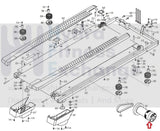 Gold's Gym NordicTrack Reebok Treadmill Replacement Brush Set for Motor 349568-hydrafitnessparts