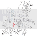 Gold's Gym NordicTrack Weider Adjustable Bench Union Screw Set M10 X 77mm 245924-hydrafitnessparts