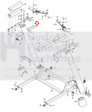 Gold''s Gym Nordictrack Proform Reebok Icon Treadmill Screw 1/4" X 4 1/2" 350350-hydrafitnessparts