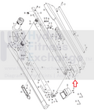 Gold’s Gym ProForm Reebok Treadmill Right Rear Foot Cover Endcap 314574-hydrafitnessparts