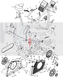 Gold's Gym ProForm Upright Bike Belt Idler Tensioner Pulley 361323-hydrafitnessparts