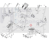 Gold's Gym Proform 510 315 ZLE 475 E 7.0 RE Elliptical Right Foot Pedal 333557-hydrafitnessparts