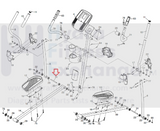 Gold's Gym Proform 7.0 RE Stride Trainer 510 Elliptical Pivot Axle 329580-hydrafitnessparts