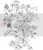 Gold's Gym Proform Cycle Spin Bike Right Pedal with Strap 310749-hydrafitnessparts