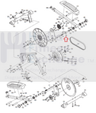 Gold's Gym Proform Elliptical Crank Arm Adjustment Bracket 223299-hydrafitnessparts