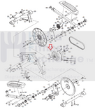 Gold's Gym Proform Elliptical Flywheel Assembly 223417-hydrafitnessparts