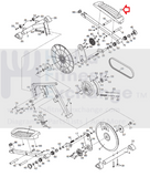 Gold's Gym Proform Elliptical Foot Pad Pedal 223286-hydrafitnessparts