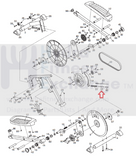 Gold's Gym Proform Elliptical Magnet Guide Threaded 223416-hydrafitnessparts