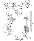 Gold's Gym Weider GG 8700i PRO Strength System High Cable Assembly 126" 302109-hydrafitnessparts