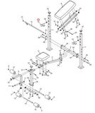 Gold's Gym Weider XR 61 Bench XR 6.1 Strength System Weight Rest 370500-hydrafitnessparts