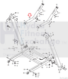 Gold’s Weslo Gym 450 Cadence F 7.8 Treadmill Left Handrail 262735-hydrafitnessparts