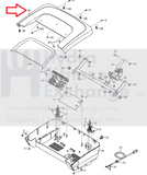 Health Rider 105t H105T H110T H190T Treadmill Motor Hood Shroud Cover 304607-hydrafitnessparts