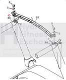 Health Rider H70T T 6.5 S 525 CT Treadmill Left Handrail 399627-hydrafitnessparts