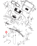 HealthRider H75T - HRTL785090 Treadmill Left Hand Rail 289236-hydrafitnessparts