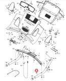 HealthRider H75T - HRTL785090 Treadmill Right Handrail 290736-hydrafitnessparts