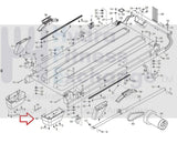 HealthRider H79t Treadmill Right Frame Cover-hydrafitnessparts