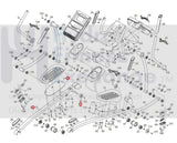 HealthRider H95e-HREL599090 Elliptical Left Pedal Arm W/ Pedal Plate and Wheel-hydrafitnessparts