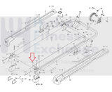 HealthRider Image Proform Weslo Treadmill Rear Back Idler Roller 234882-hydrafitnessparts