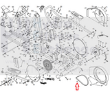HealthRider NordicTrack FreeMotion Proform Elliptical Pulley Drive Belt 140672-hydrafitnessparts