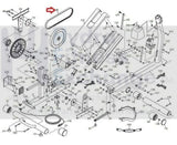 HealthRider NordicTrack Preform H92 E12.0 Upright Bike Drive Belt 45" 308039-hydrafitnessparts