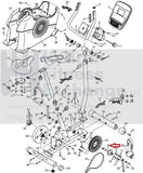 HealthRider NordicTrack Proform GX 2.7 525 CSX Upright Bike Axle Crank 352635-hydrafitnessparts