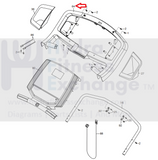 HealthRider NordicTrack Proform Treadmill Console Base Cover 349551-hydrafitnessparts