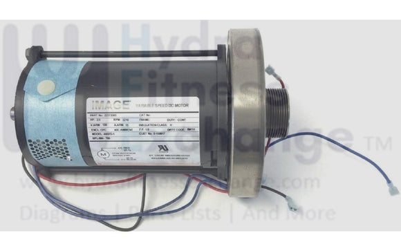 HealthRider NordicTrack Reebok Treadmill Image DC Drive Motor with Flywheel 181218-hydrafitnessparts