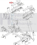 HealthRider Proform H90T 600I 1295I Treadmill Left HandRail Cover 334653-hydrafitnessparts