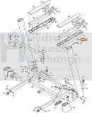 HealthRider Proform H90T 600I 1295I Treadmill Right HandRail Cover 334655-hydrafitnessparts