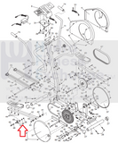 Healthrider Epic FreeMotion Gold's Gym HealthRider Elliptical Washer 5/16 014073-hydrafitnessparts