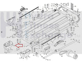 Healthrider H79t Treadmill Left Frame Cover 305295-hydrafitnessparts